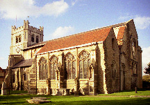Photograph of Waltham Abbey Church, viewed from the south east.